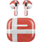 Denmark Flag Distressed Apple AirPods (3rd Gen 2021) Skin